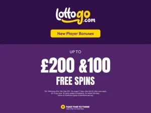 Current LottoGo GB App Store welcome-offer terms